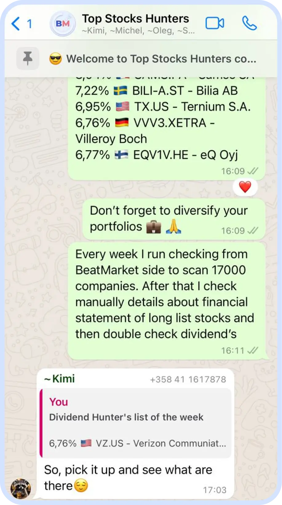 community chat